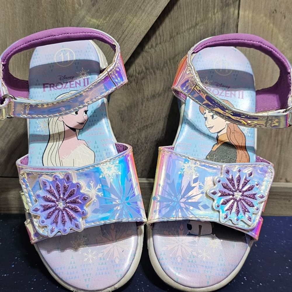 Disney Frozen Kids Sandals - Purple and Pink